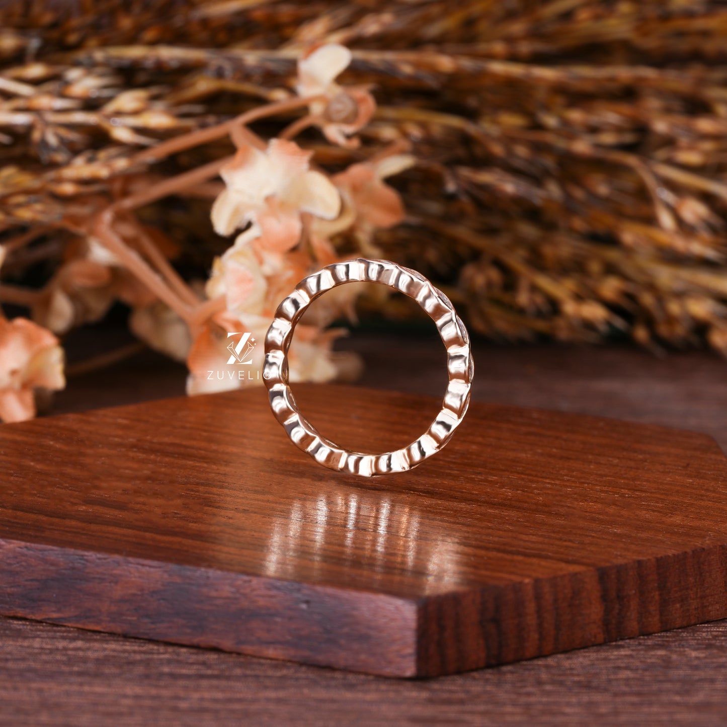 Marquise Moissanite Eternity Band