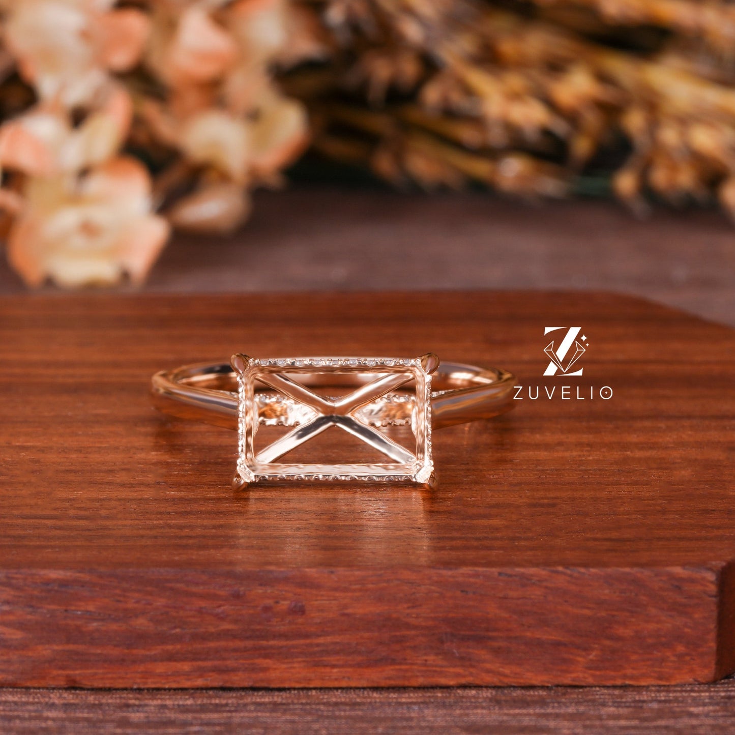Designer Semi Mount Ring