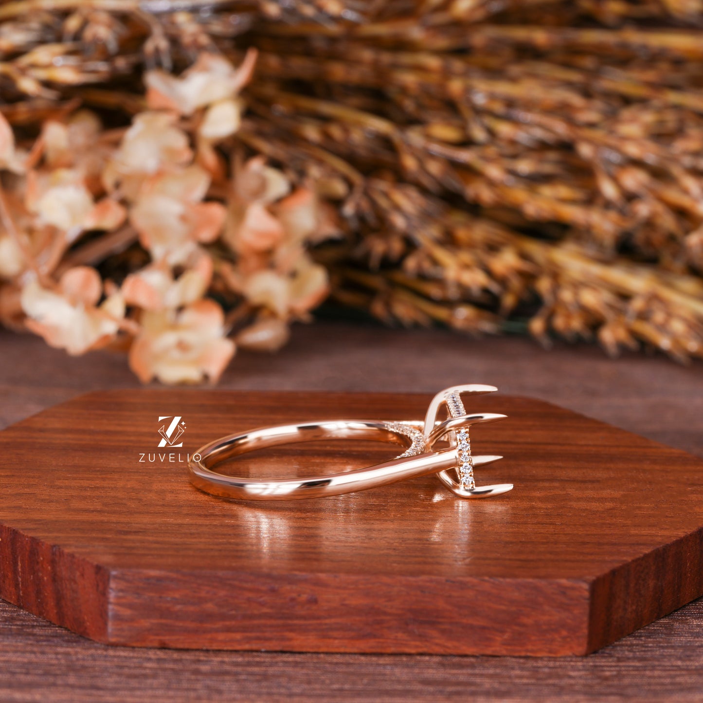 Designer Semi Mount Ring