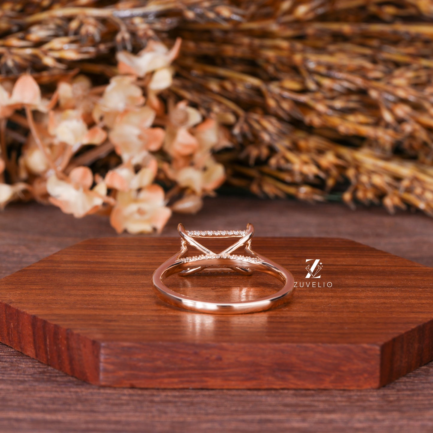 Designer Semi Mount Ring