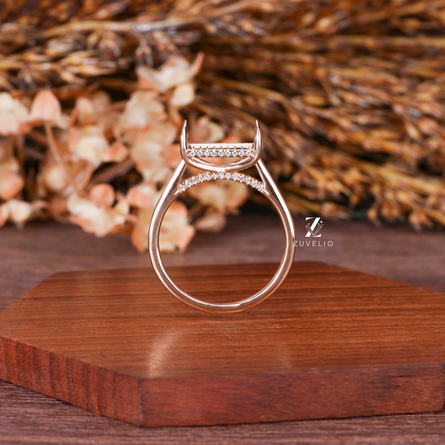 Designer Semi Mount Ring