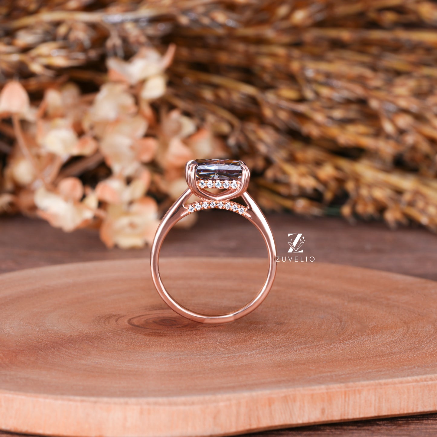 Radiant Hidden Halo Ring
