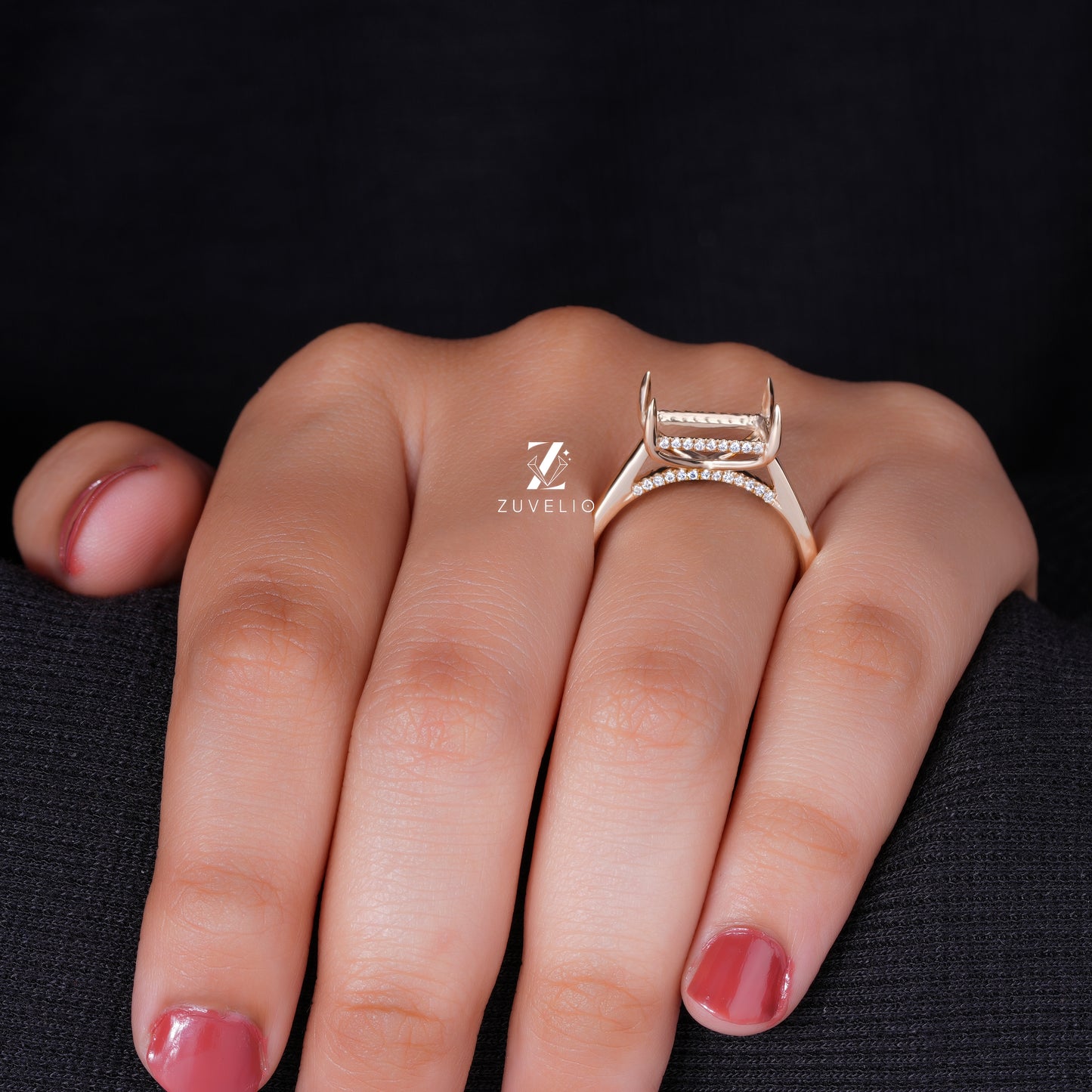 Designer Semi Mount Ring