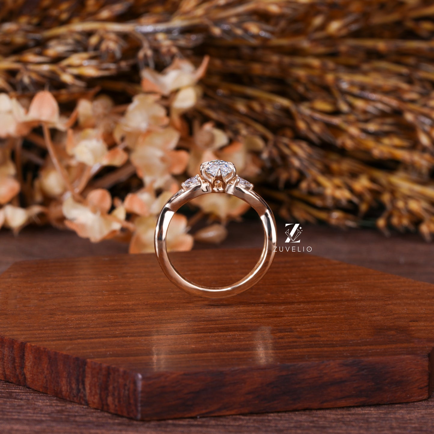 Marquise Criss Cross Ring