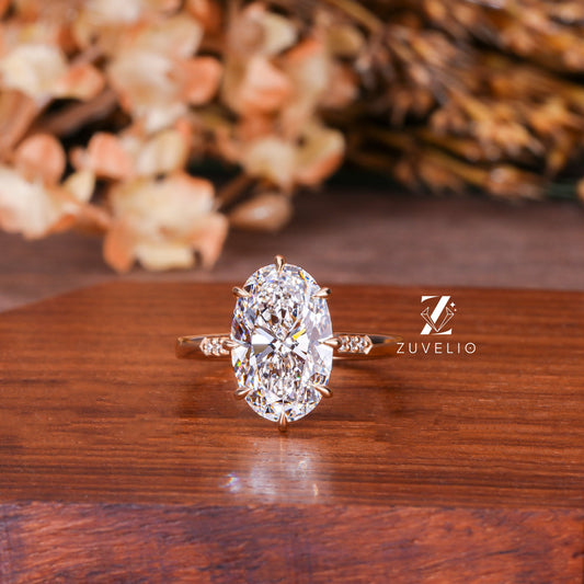 Vintage Oval Diamond Ring