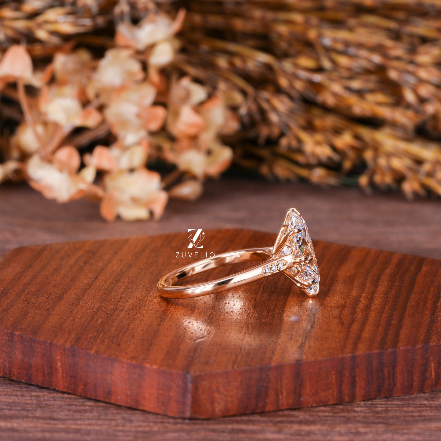 Vintage Oval Diamond Ring