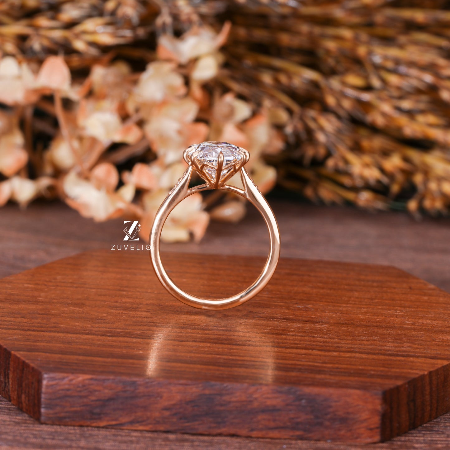 Vintage Oval Diamond Ring