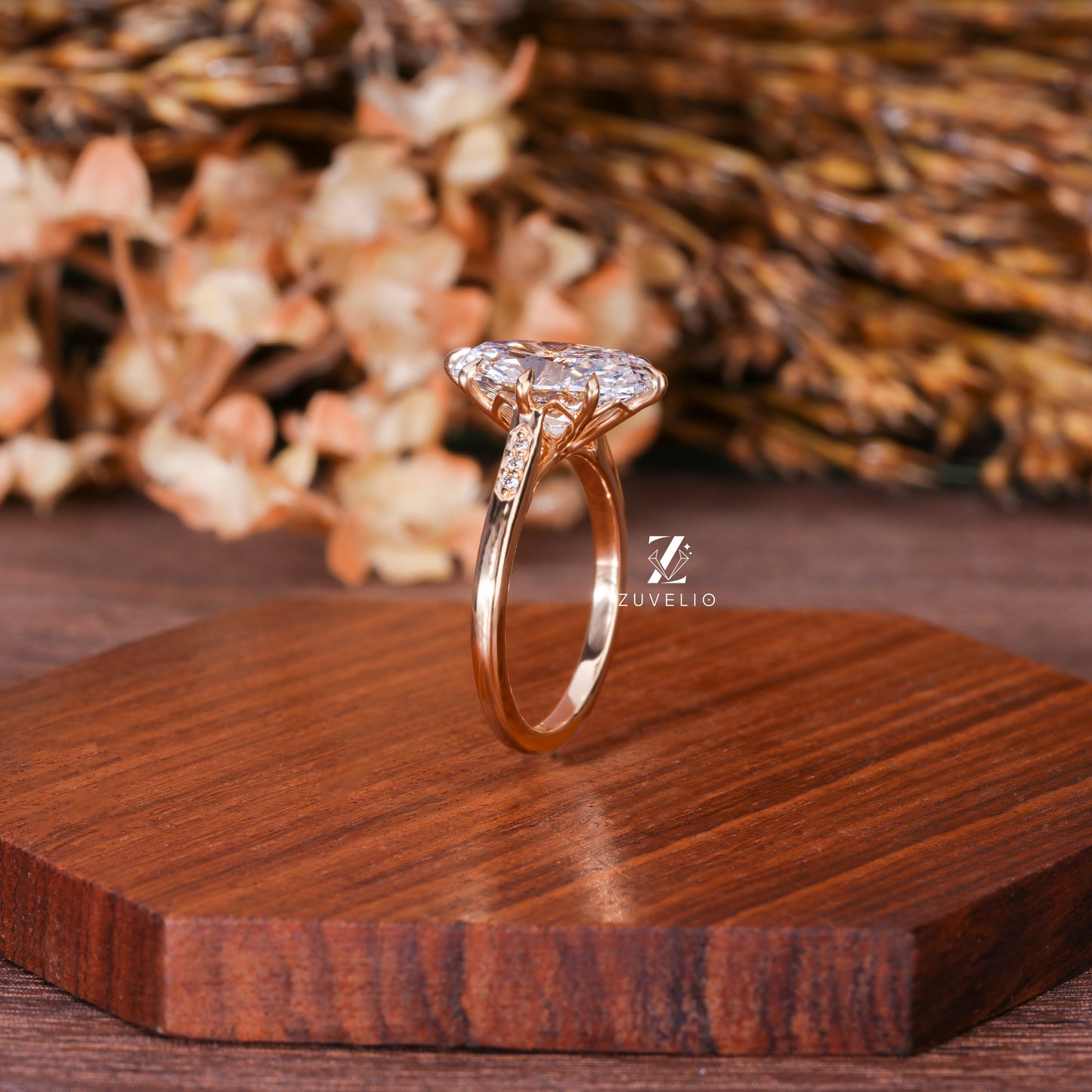 Vintage Oval Diamond Ring