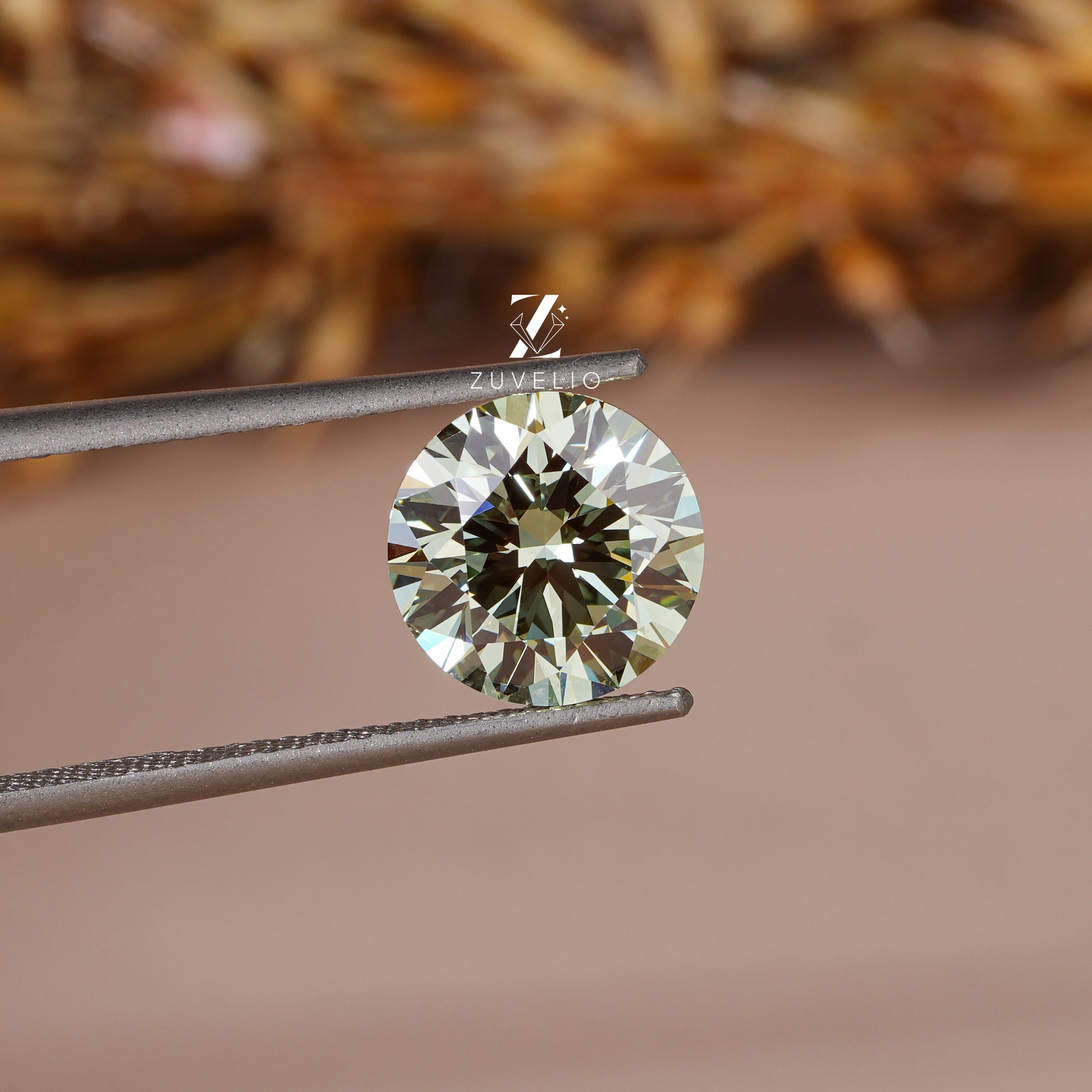 2.01 Ct Blue Green Lab Diamond - Zuvelio.com