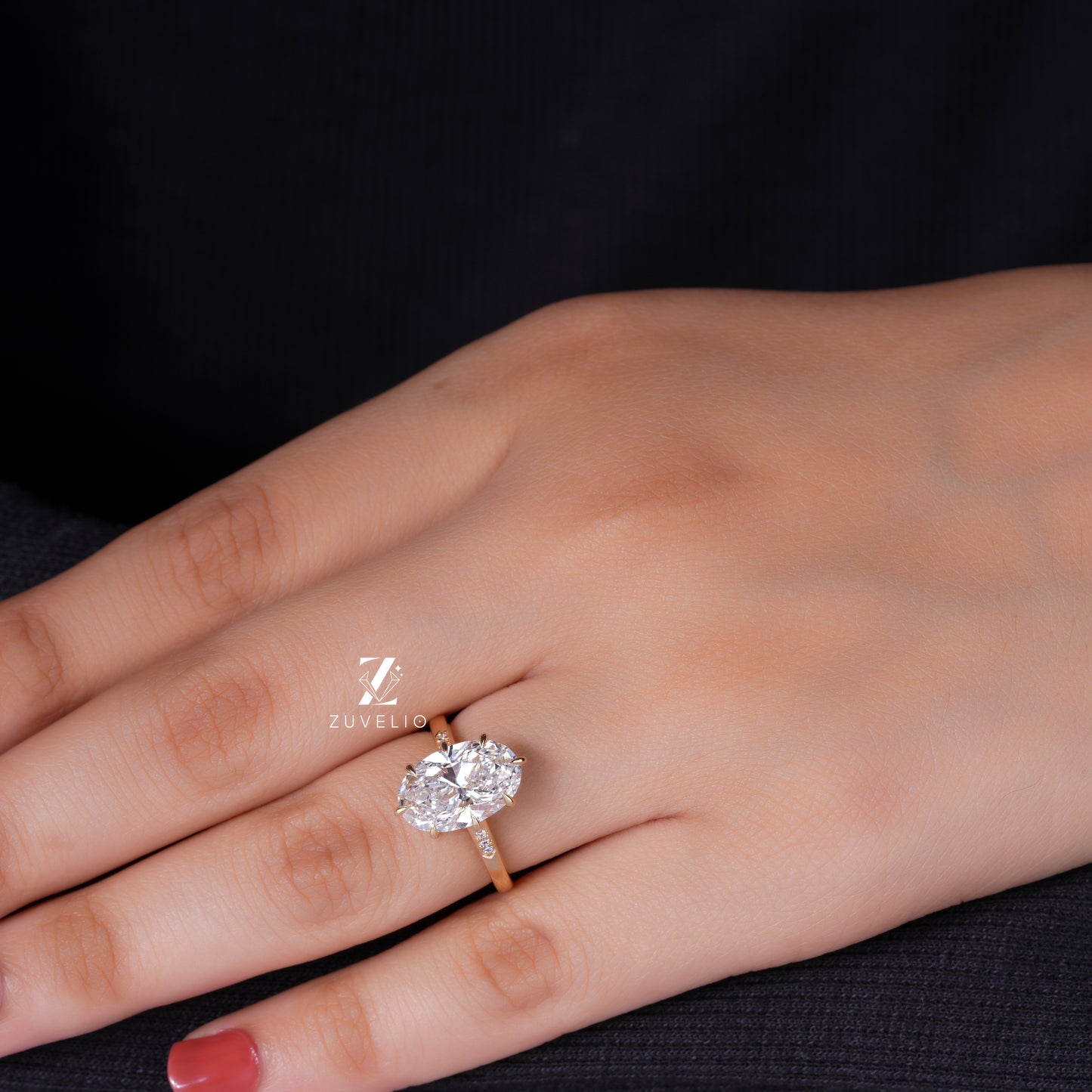 Vintage Oval Diamond Ring