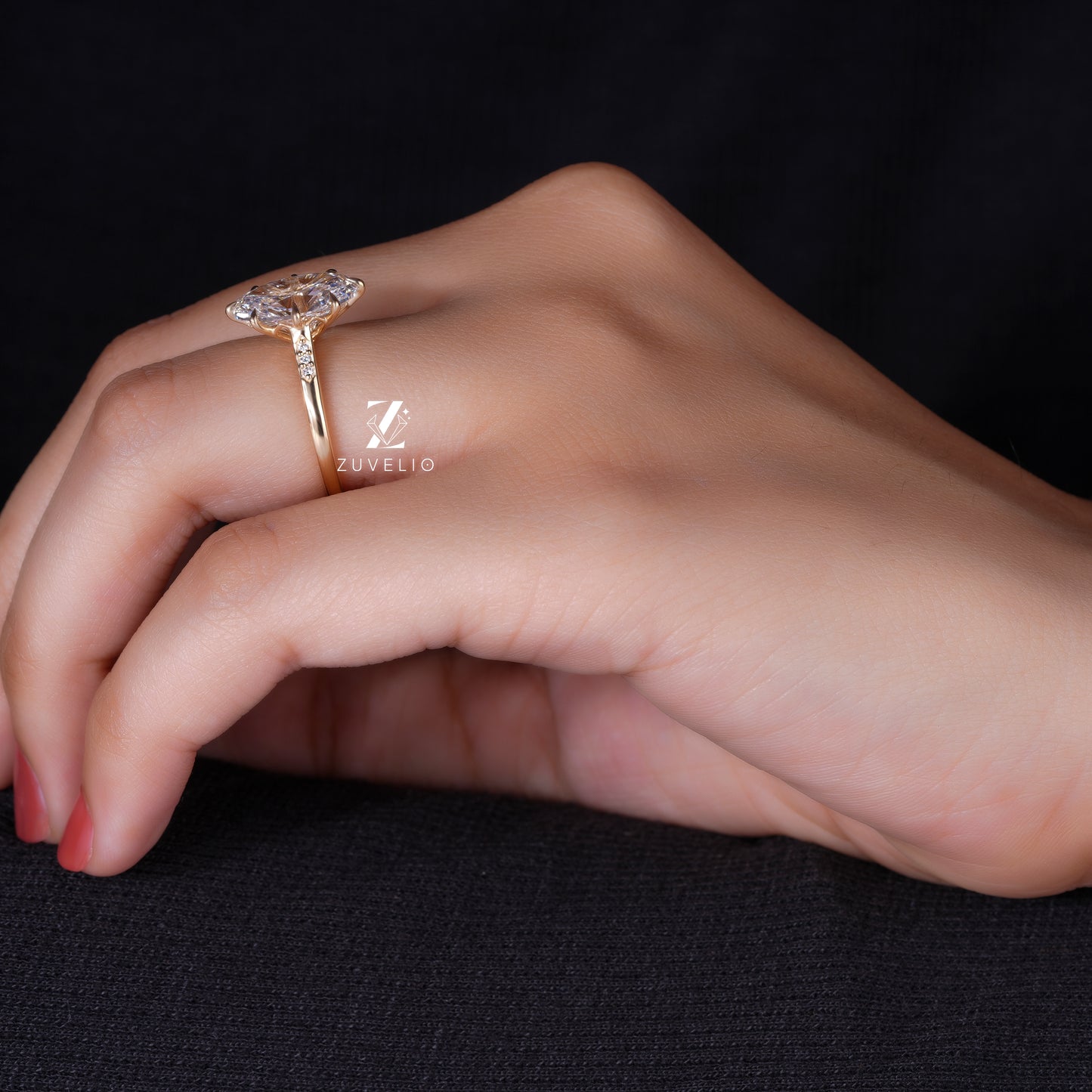 Vintage Oval Diamond Ring