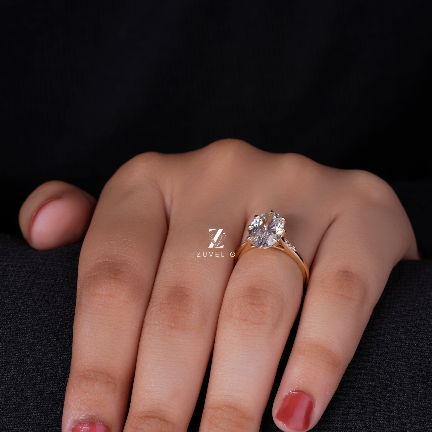 Vintage Oval Diamond Ring