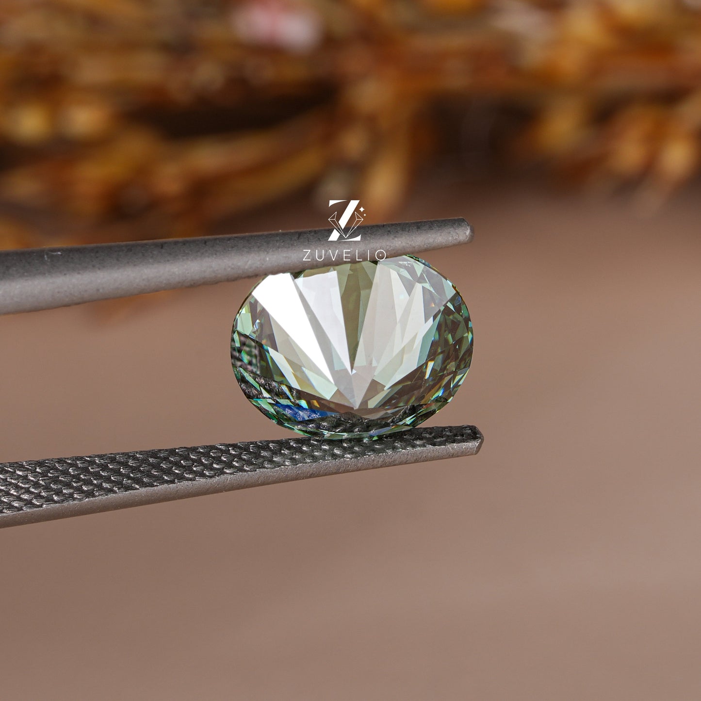 2.01 Ct Blue Green Lab Diamond - Zuvelio.com
