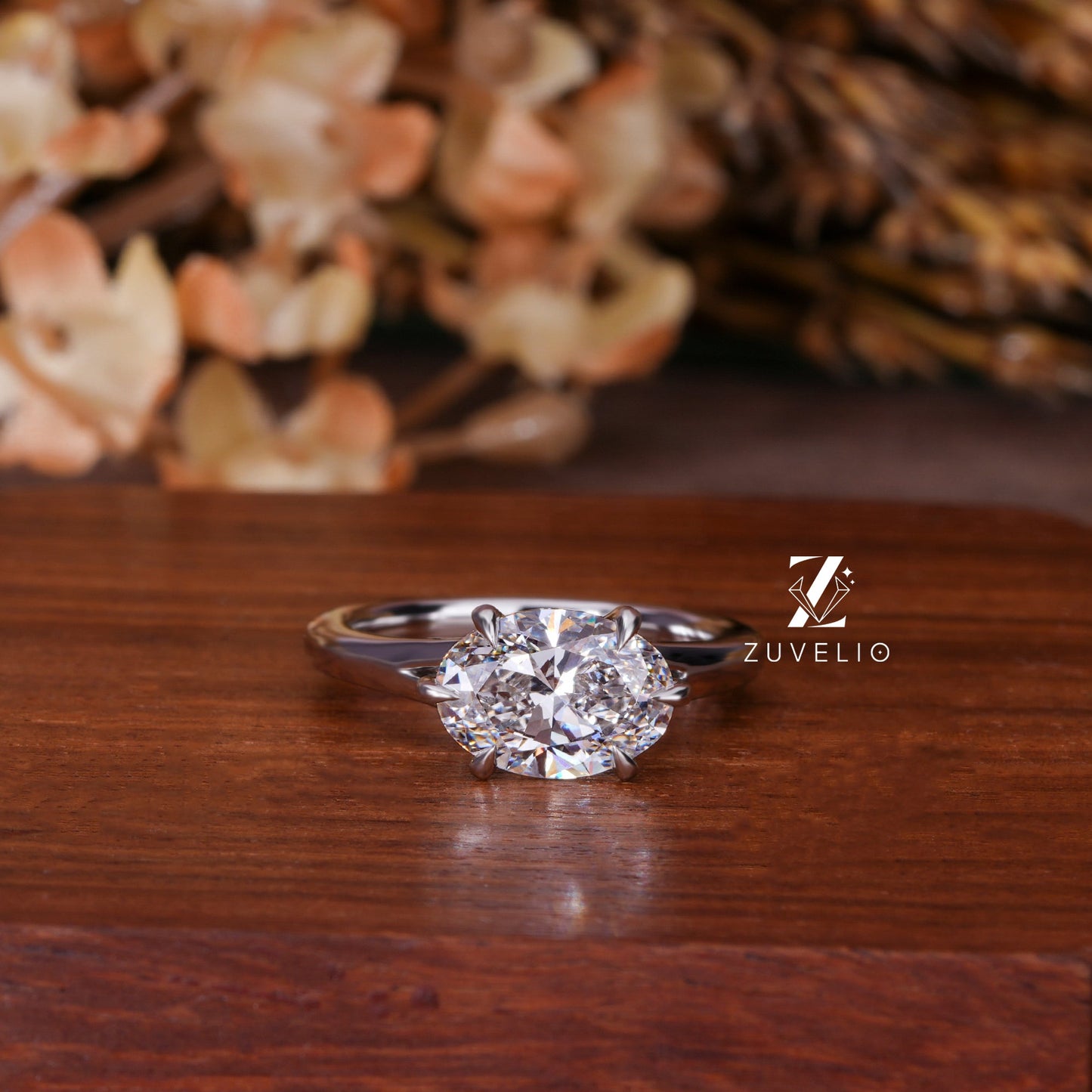 East West Diamond Ring