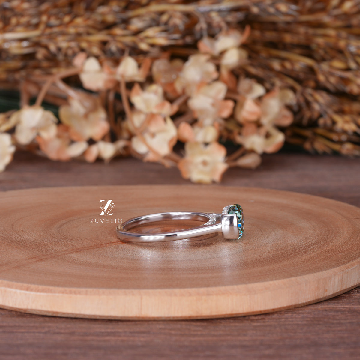 East West Cushion Ring