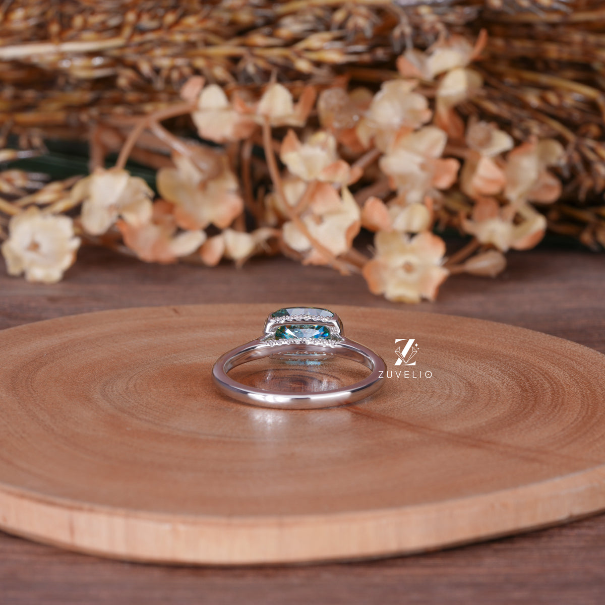 East West Cushion Ring