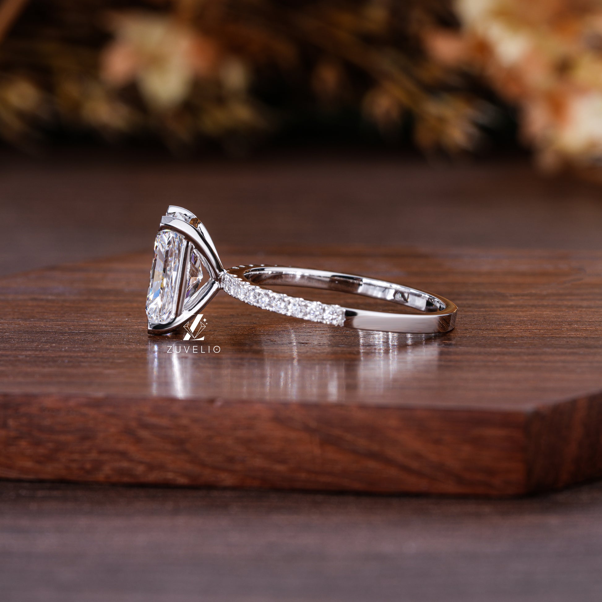 Radiant Cut Diamond Ring
