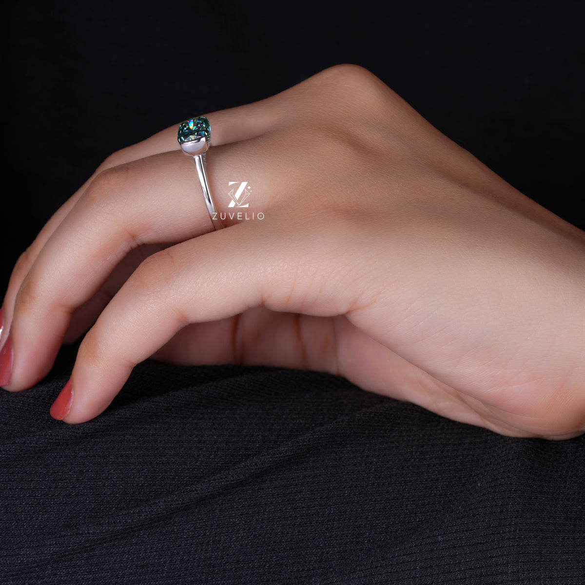 East West Cushion Ring