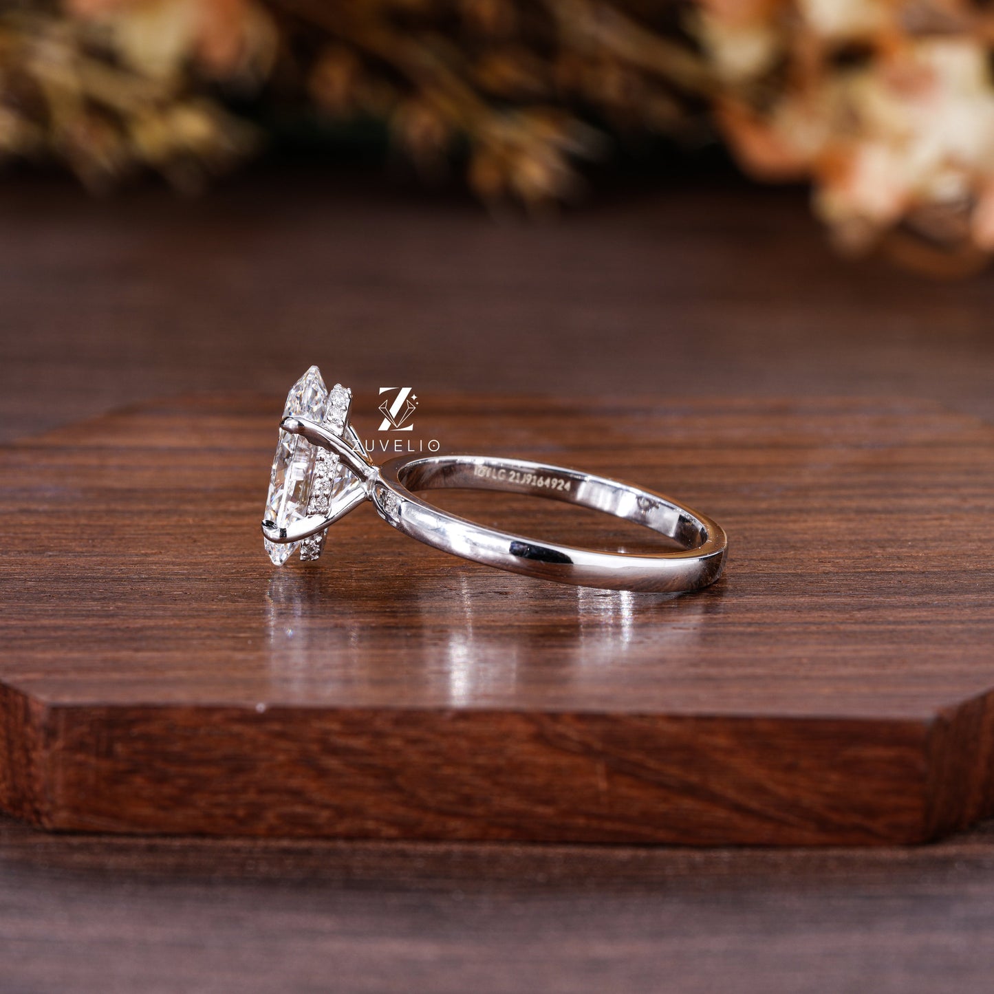 Oval Lab Diamond Ring - Zuvelio.com