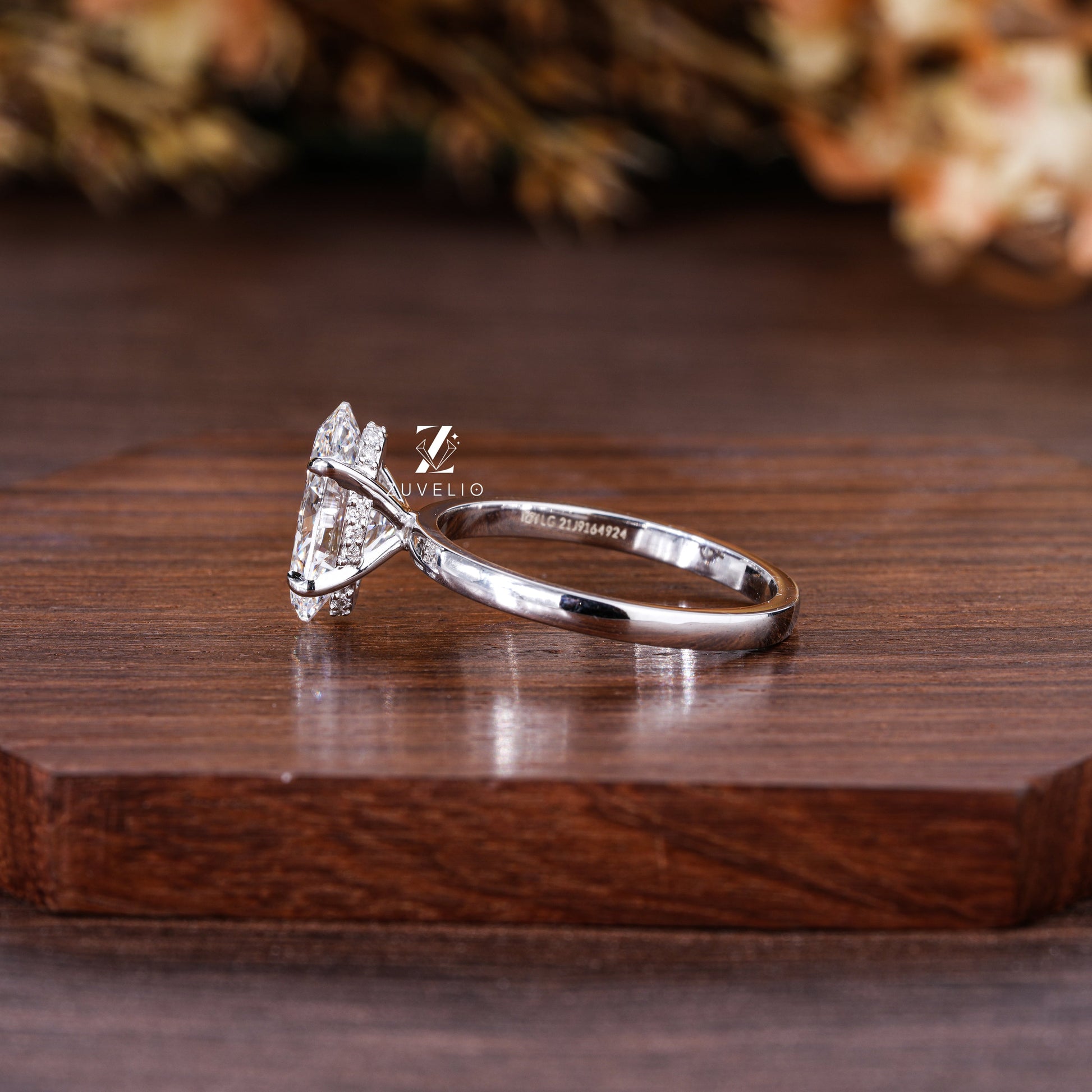 Oval Lab Diamond Ring - Zuvelio.com