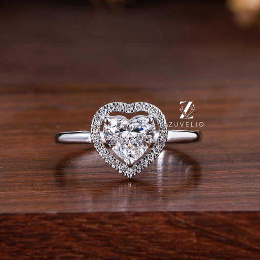 Heart Shape Lab Ring - Zuvelio.com