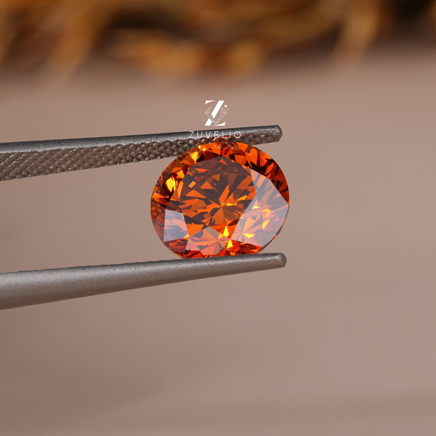 2.05 Ct Brown Orange Lab Diamond - Zuvelio.com