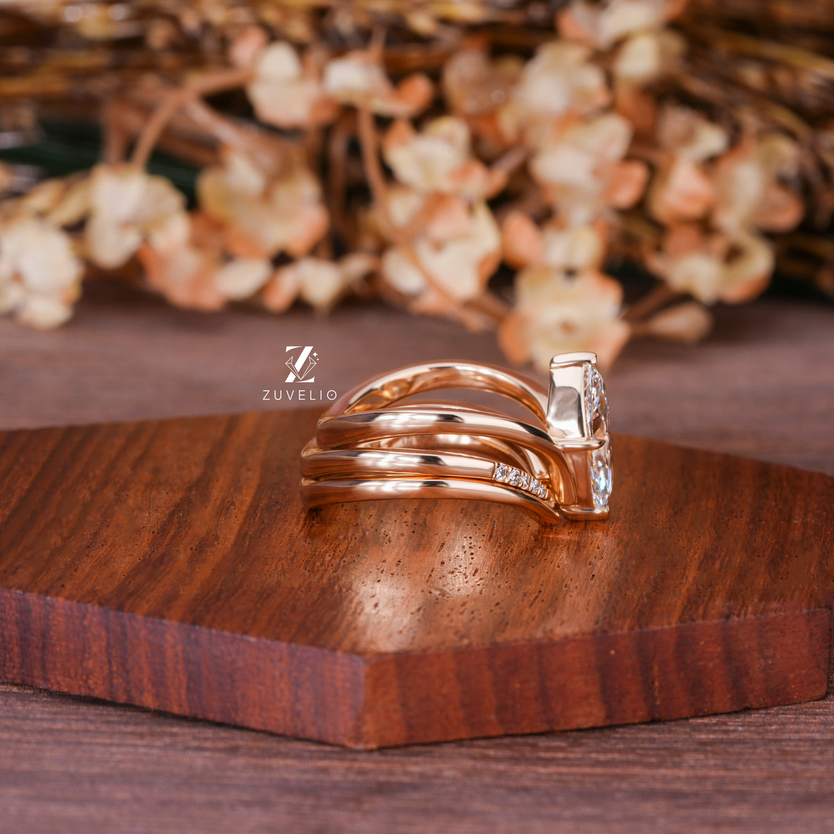 Marquise Diamond Bridal Set