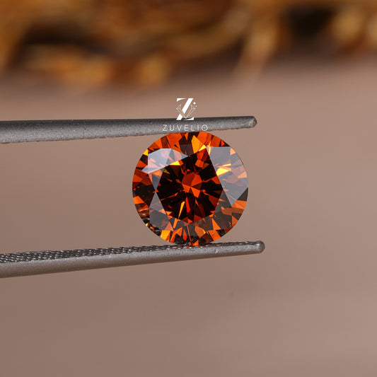 2.05 Ct Brown Orange Lab Diamond - Zuvelio.com