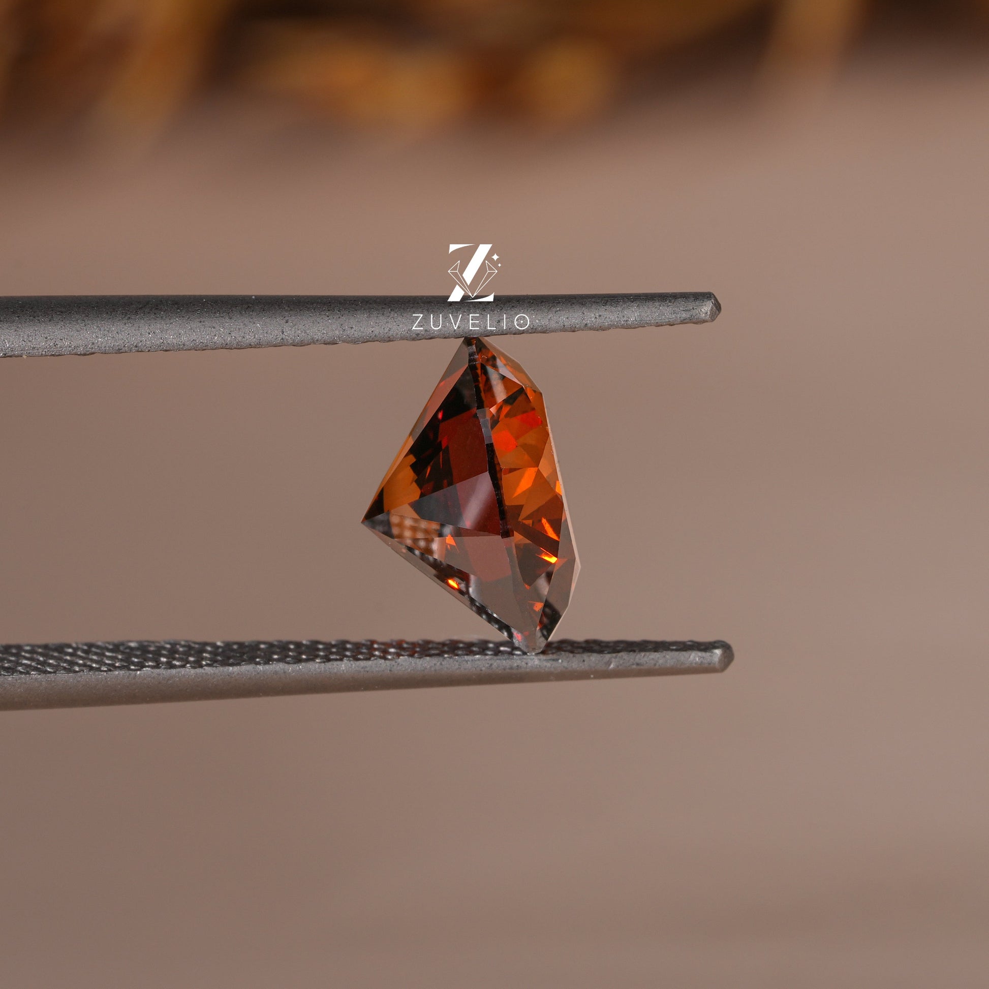 2.04 Ct Deep Orange Lab Diamond - Zuvelio.com