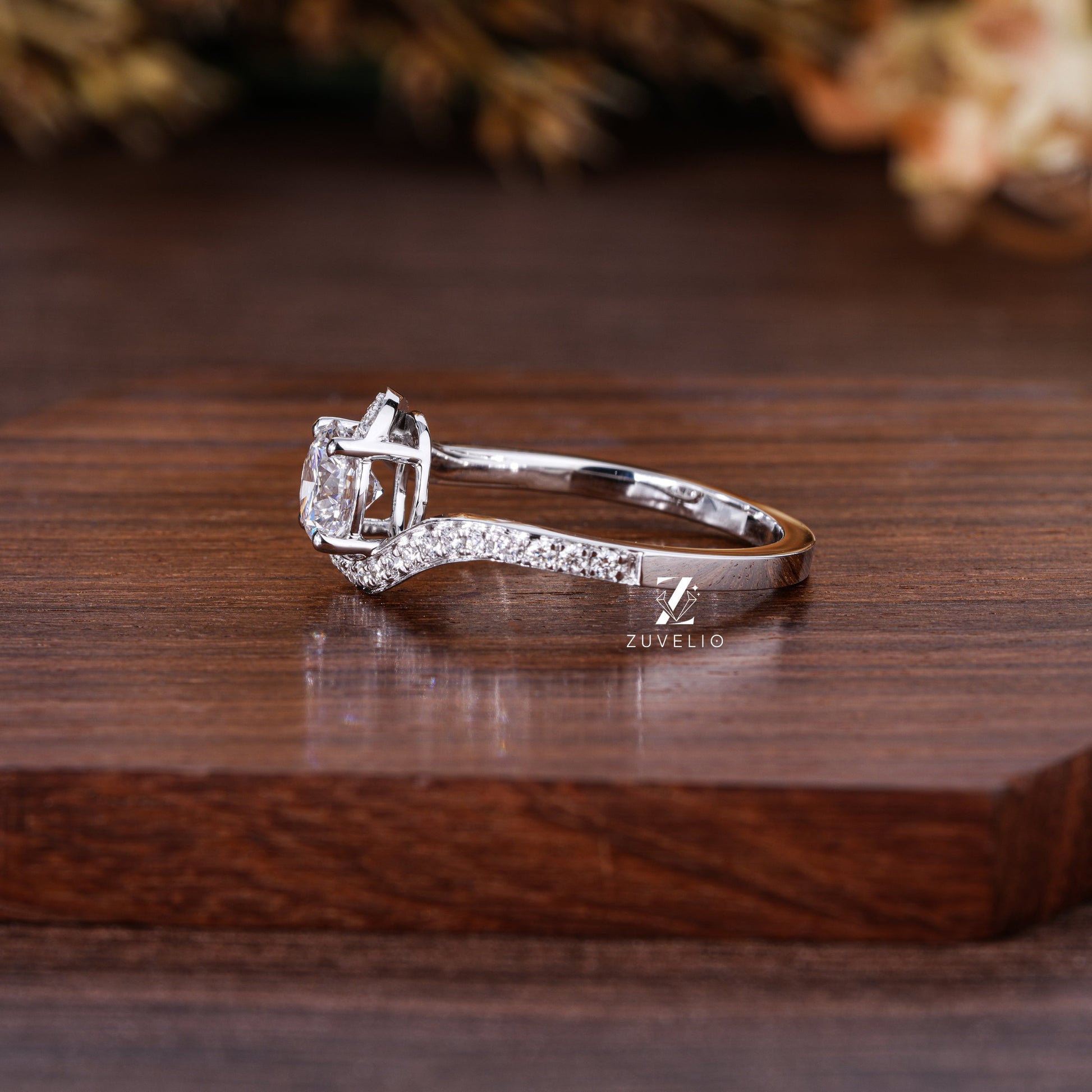 1 Ct Lab Grown Diamond Ring - Zuvelio.com