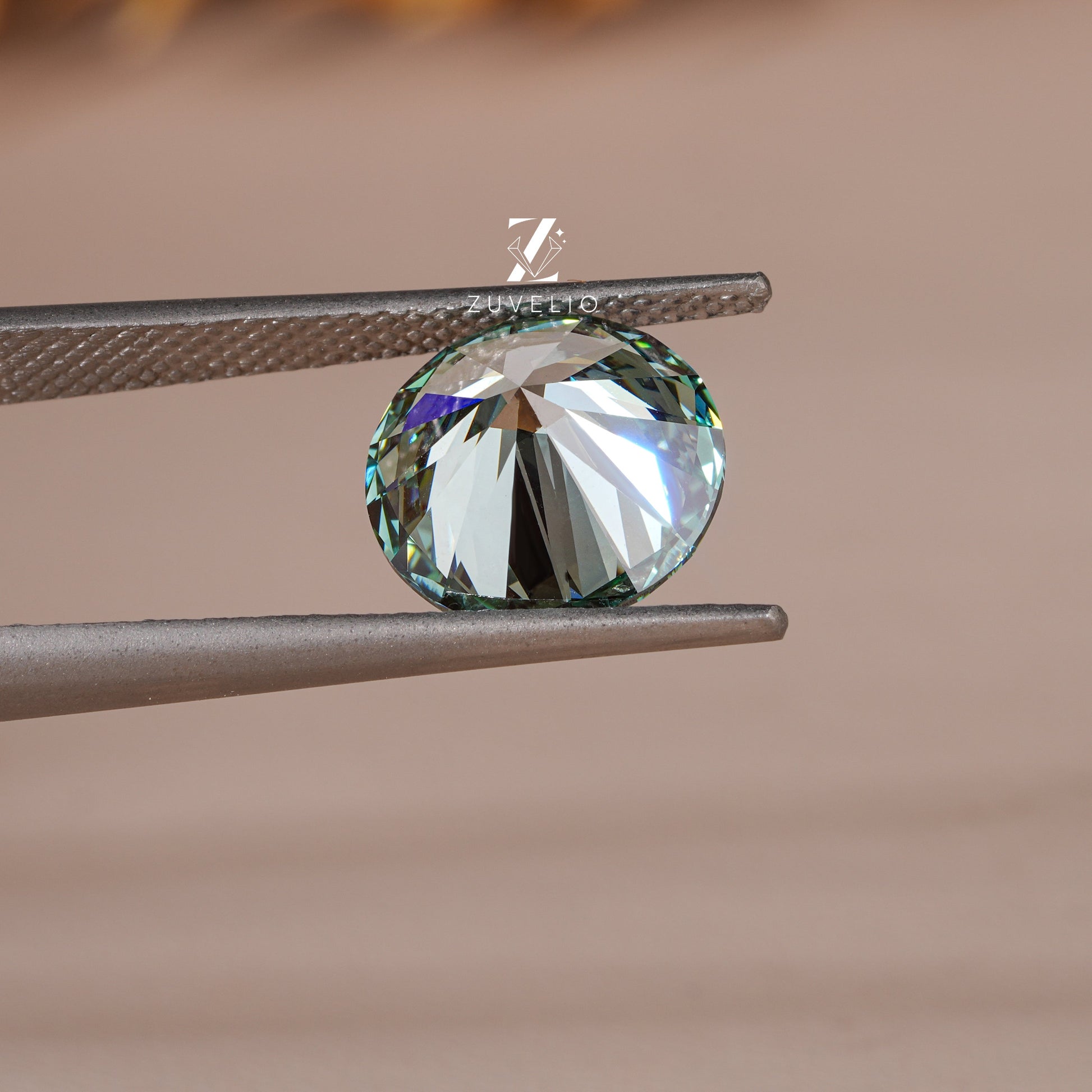 3.06 Ct Intense Blue Lab Diamond - Zuvelio.com