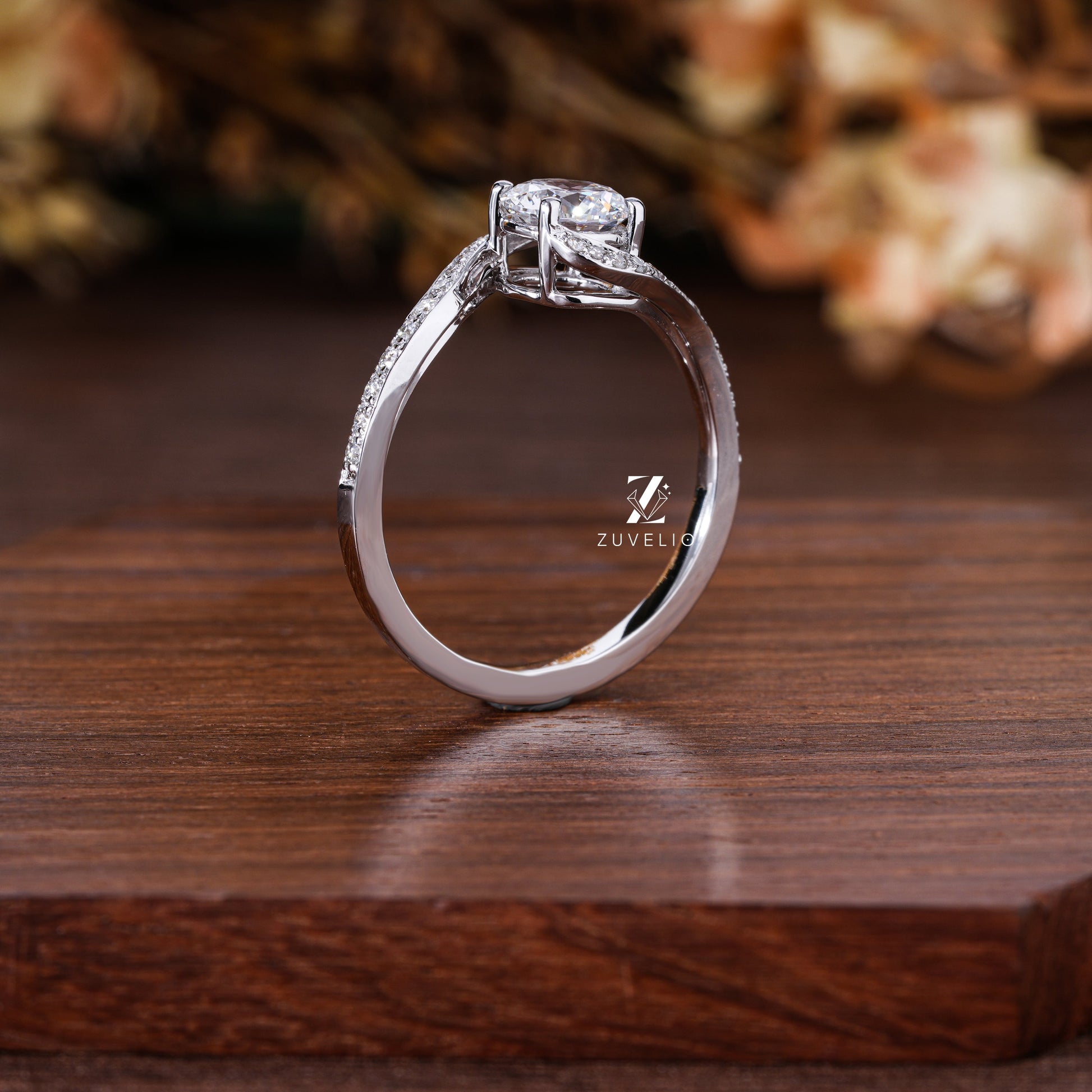 1 Ct Lab Grown Diamond Ring - Zuvelio.com
