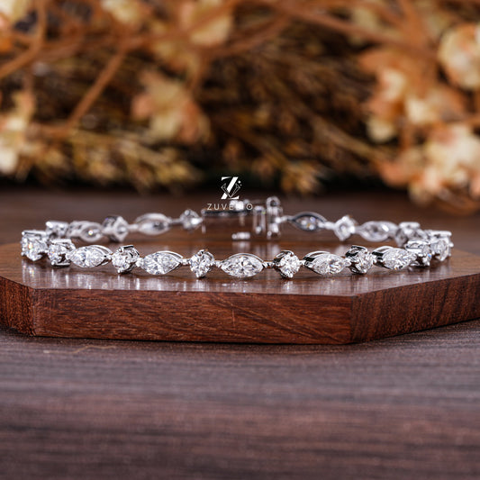 Lab Diamond Tennis Bracelet