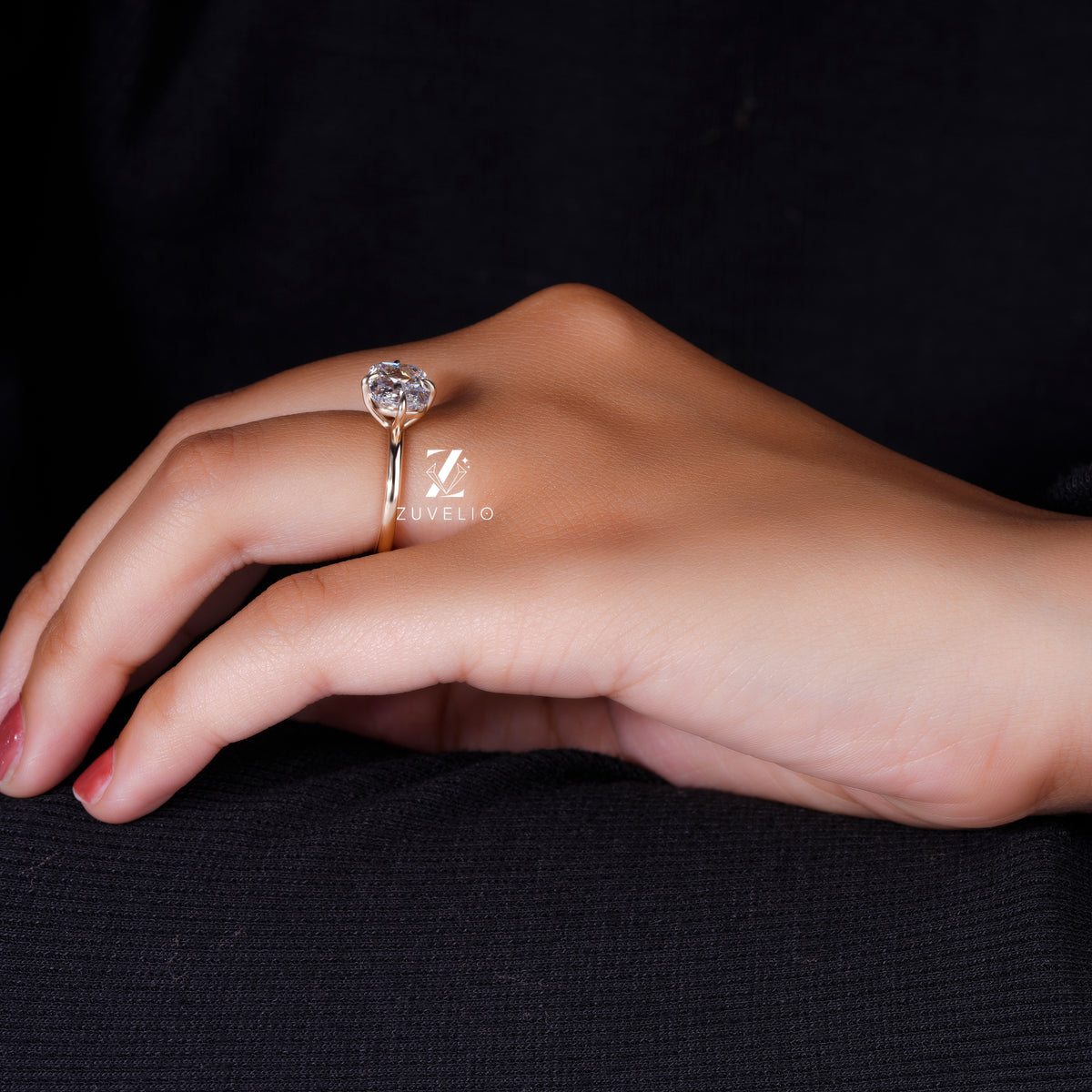 East West Cushion Diamond