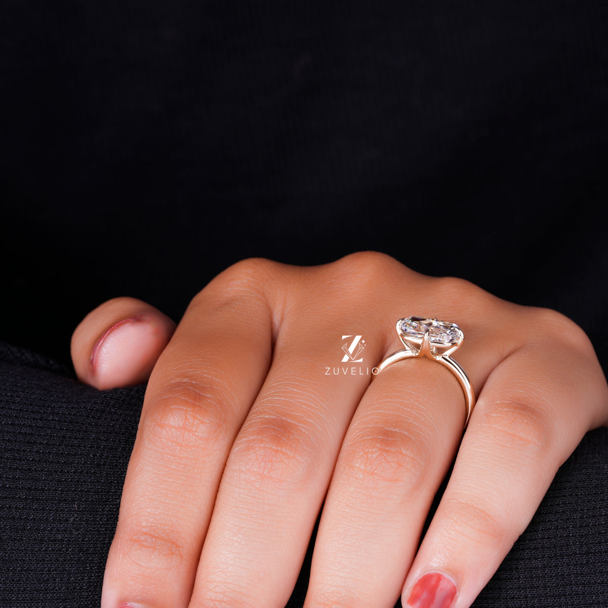 East West Cushion Diamond