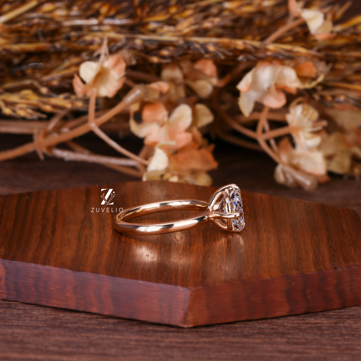 East West Cushion Diamond