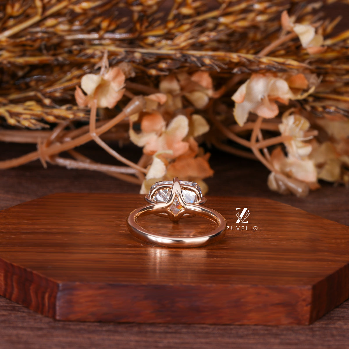 East West Cushion Diamond