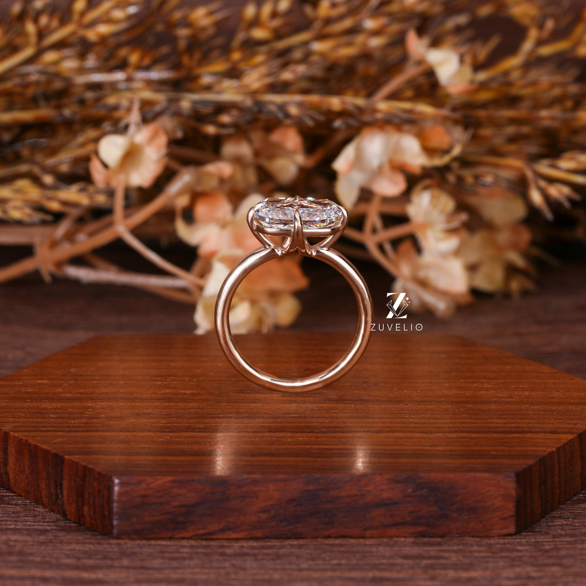 East West Cushion Diamond