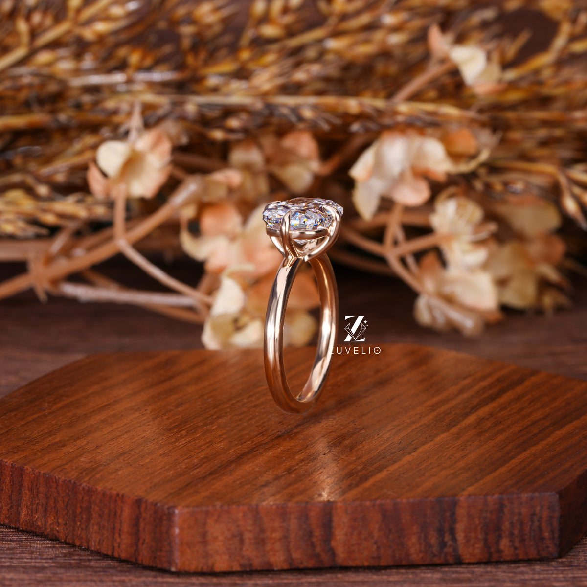 East West Cushion Diamond