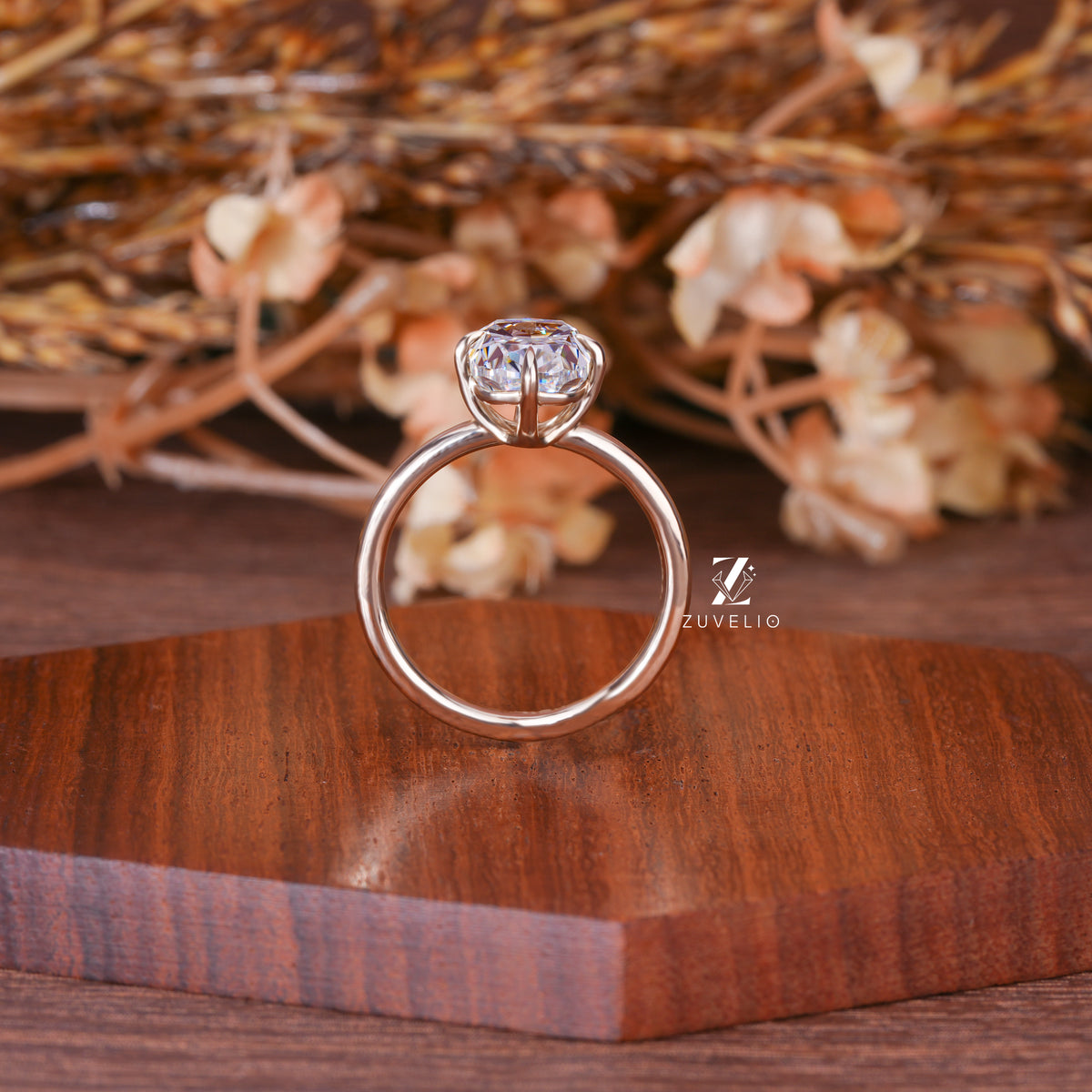 Designer Cushion Moissanite Ring