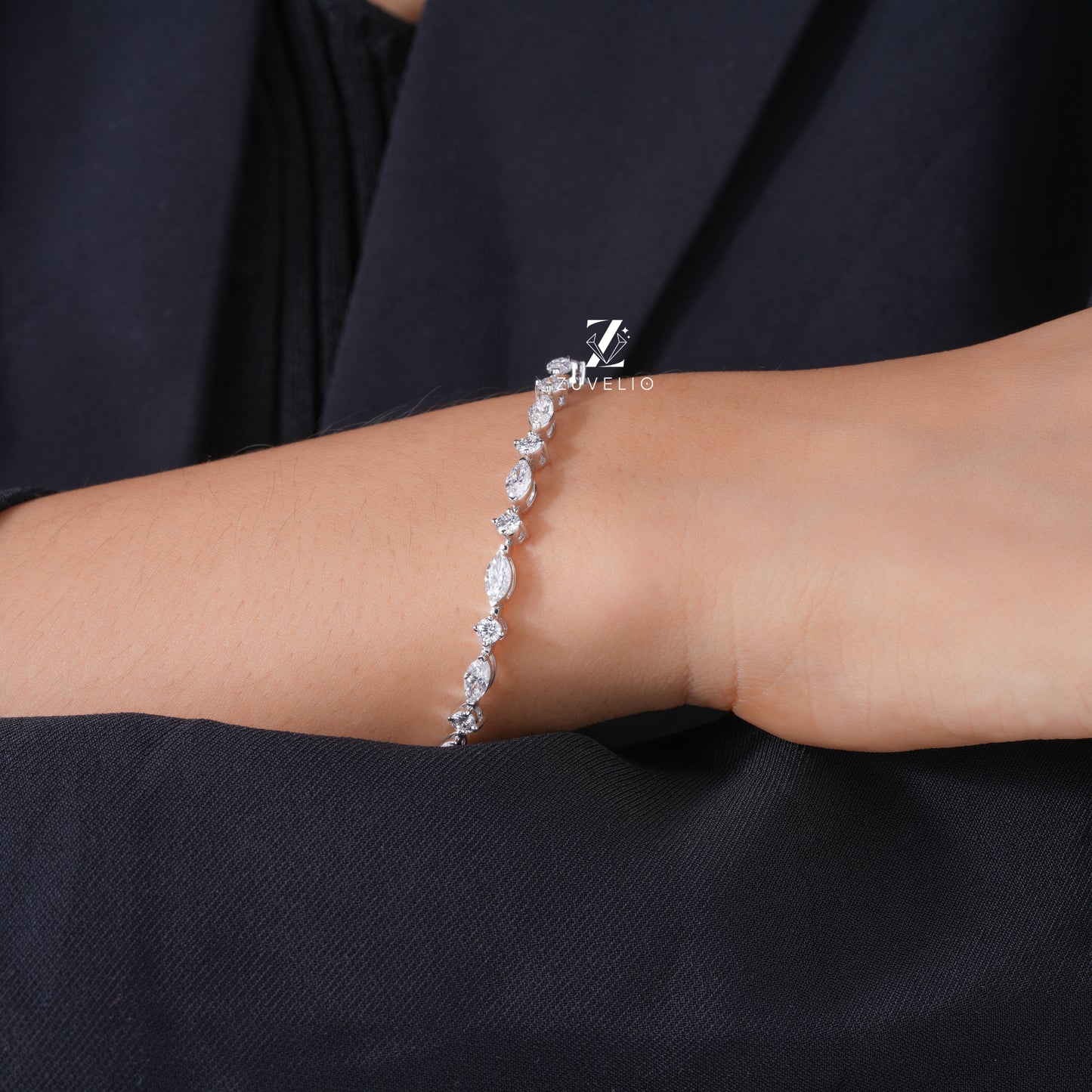 Lab Diamond Tennis Bracelet