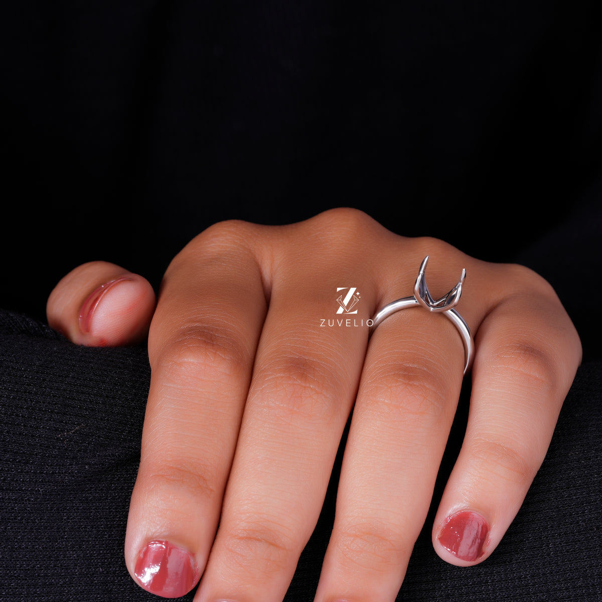 Cushion Solitaire Mount Ring