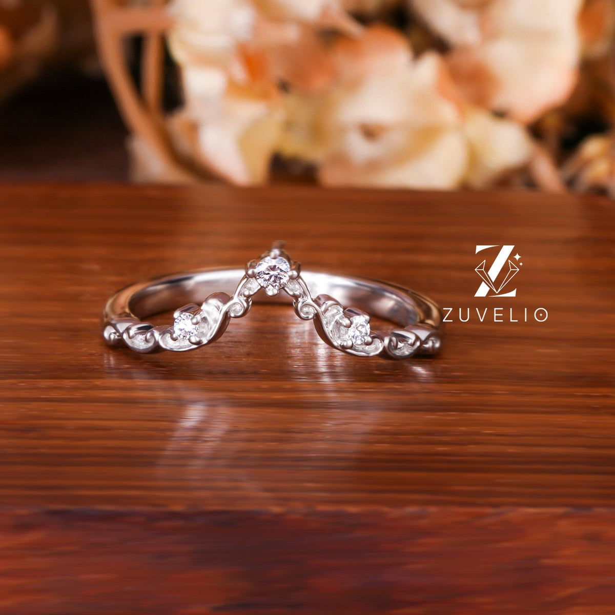 Vintage Diamond Chevron Band