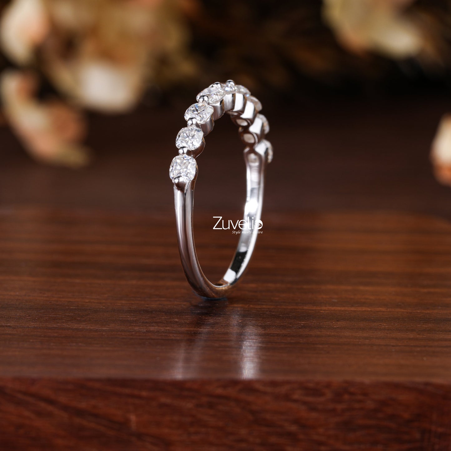 Cushion Cut Wedding Band - Zuvelio.com