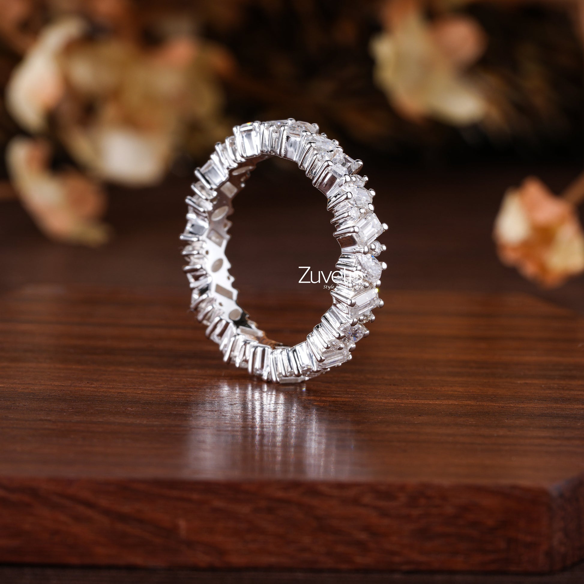 Emerald Oval Round Moissanite - Zuvelio.com