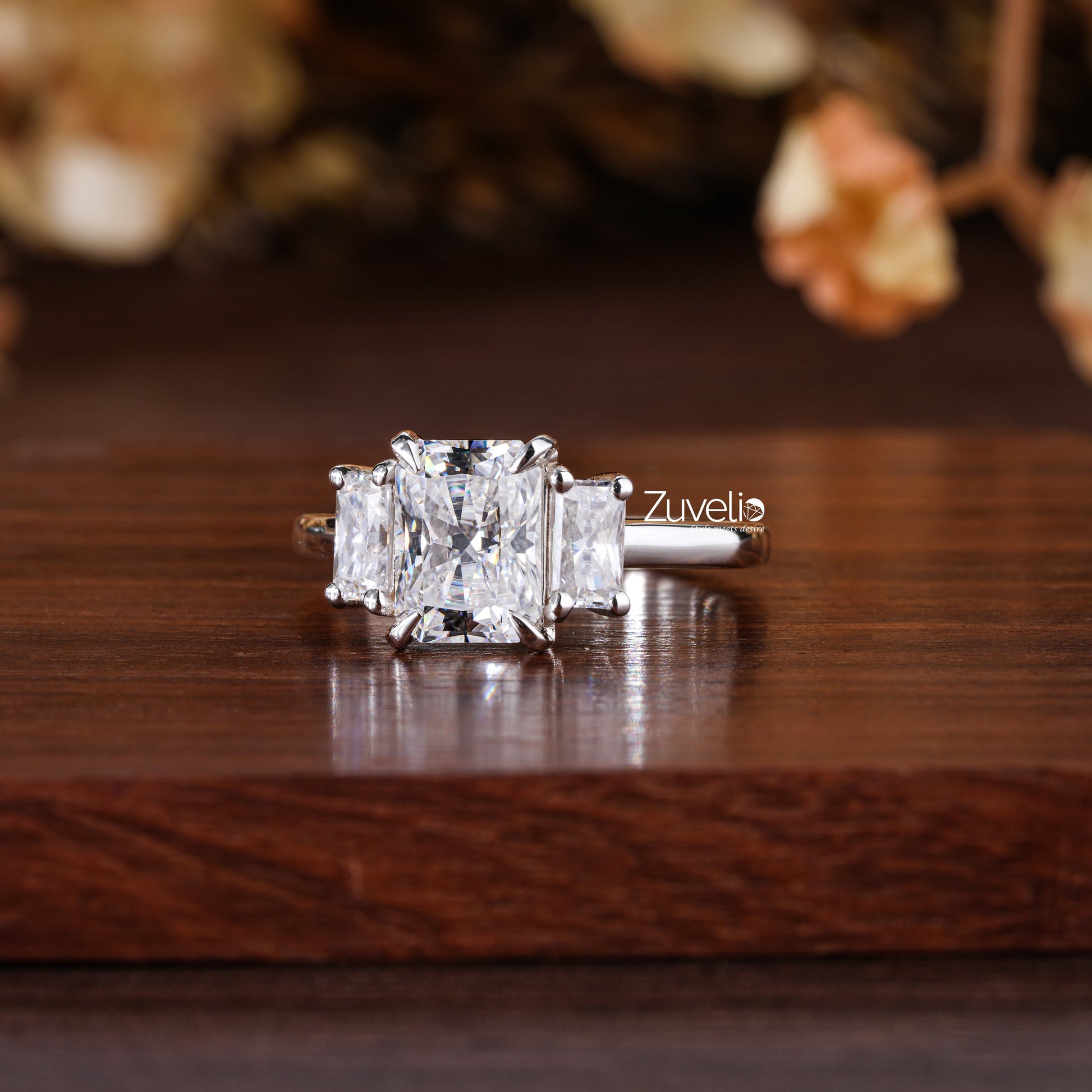 Radiant Baguette Cut Ring - Zuvelio.com