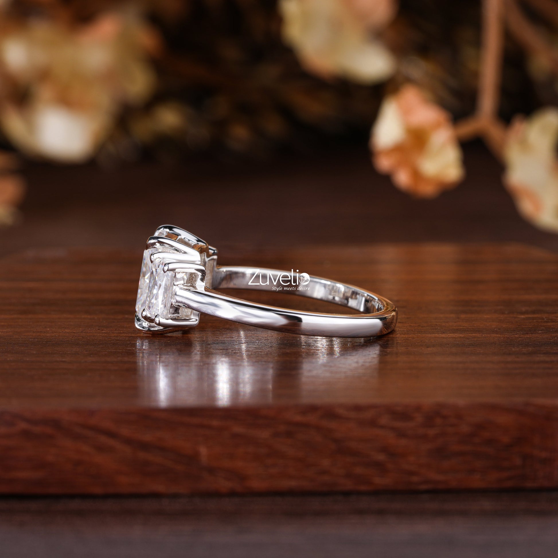 Radiant Baguette Cut Ring - Zuvelio.com