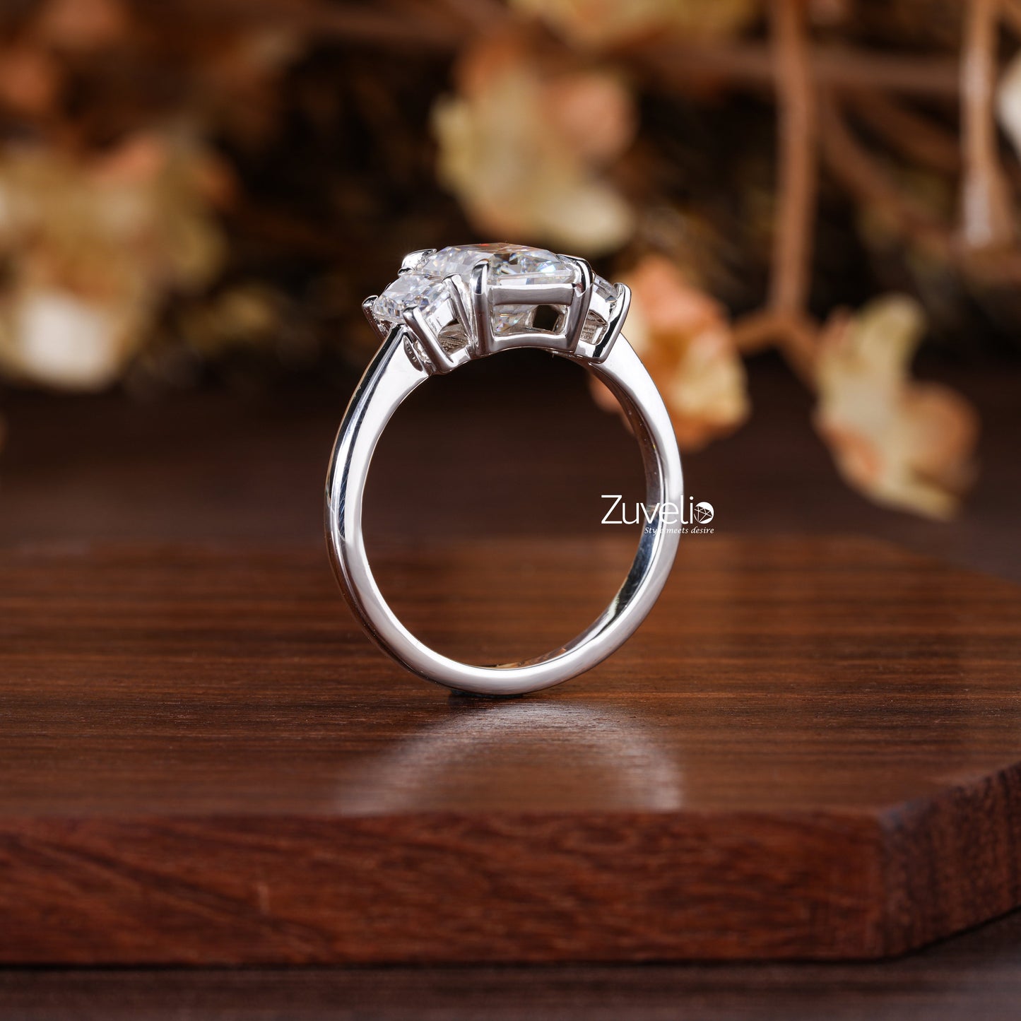 Radiant Baguette Cut Ring - Zuvelio.com