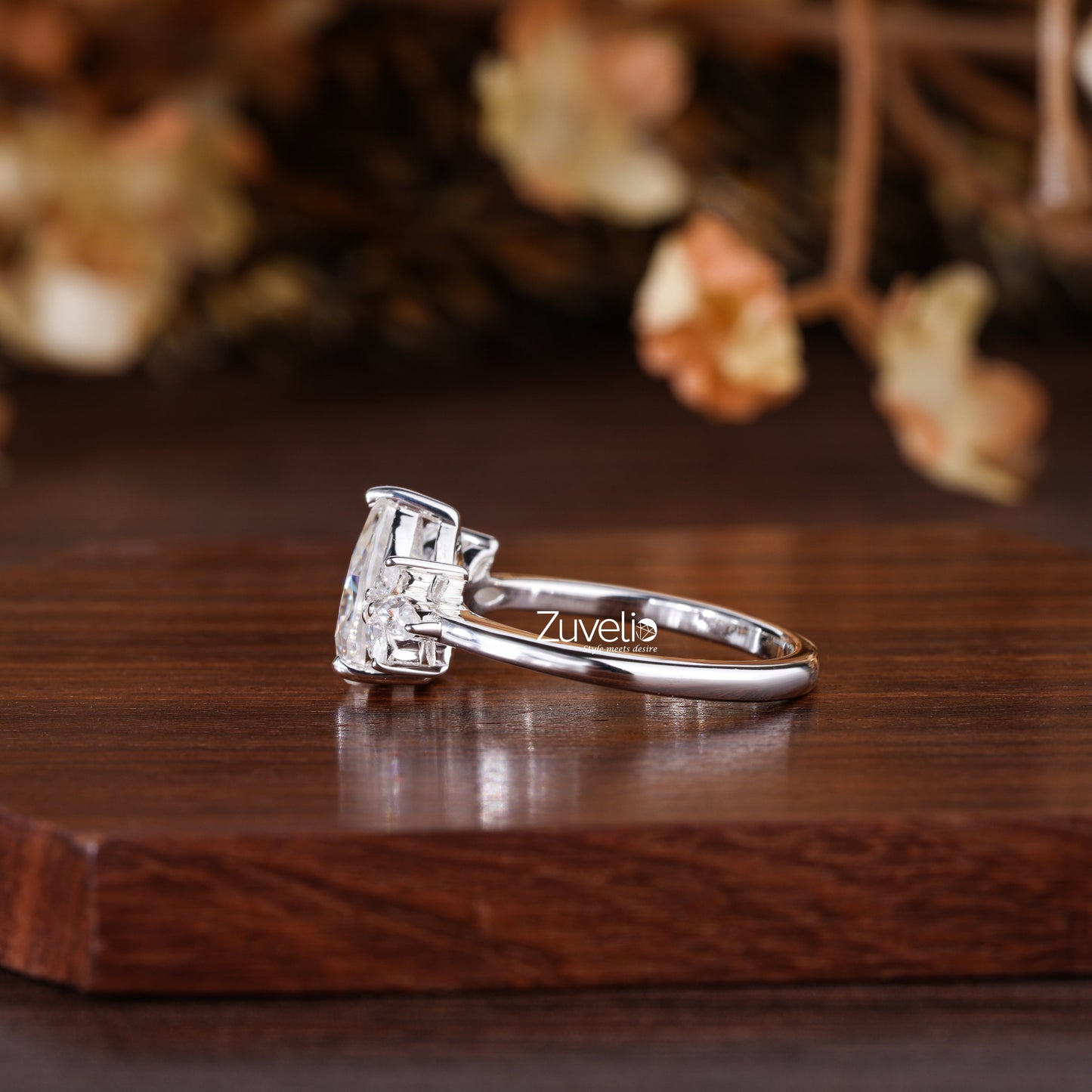 Pear Cut Marquise Ring - Zuvelio.com