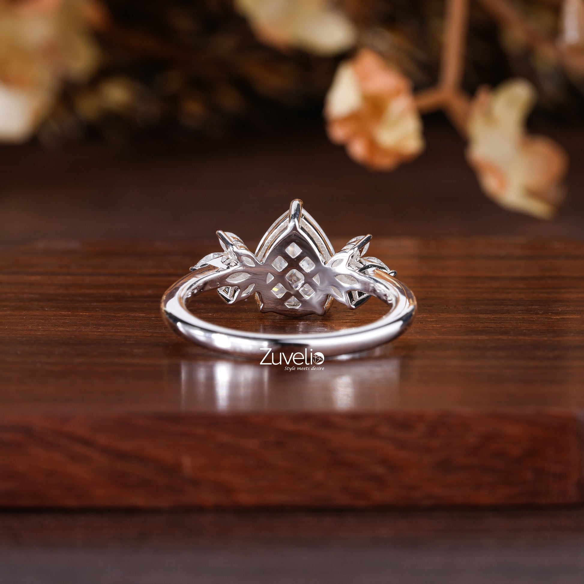 Pear Cut Marquise Ring - Zuvelio.com